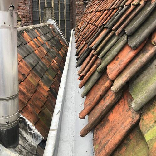Dakgoot in Malden reparatie